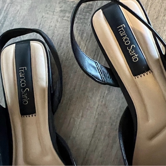 Franco Sarto Teagan Slingback Elegant Black Leather Loafers
NWT size 8 - Picture 7 of 9